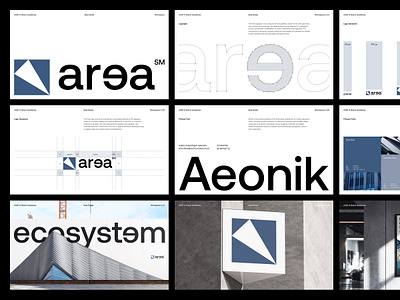 Area - Real Estate Brand Guidelines agency agent brand application brand guidelines brand identity branding cansaas clean graphic design guidelines identity logo logo design minimalist preview properties property real estate saas vector