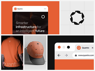 Quantro - Logo & Branding animation brand design brand guideline brand identity branding clean design graphic design logo logo design minimalist logo modern modern logo motion graphics technology ui uidesign ux uxdesign
