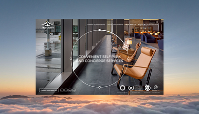 Web Design for Paine Field Airport airport aviation digital elegance elegant plane planes premium seattle sky travelers ui ux web web design
