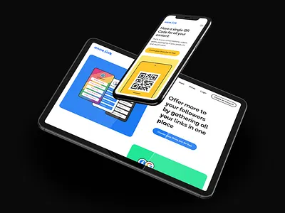 Onne.link — Website app bio clean design instagram link minimal site ui url ux website