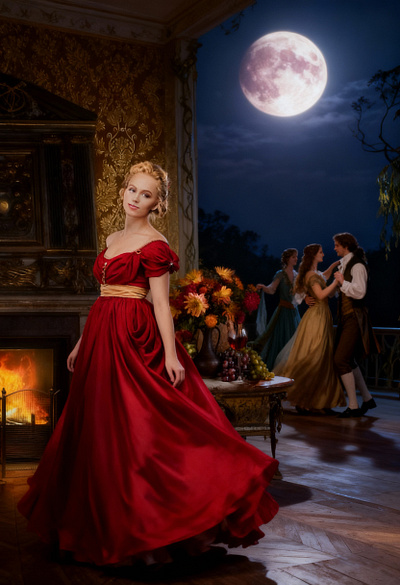 Tripping The Lights fantastic Under The Rose Moon cover art work graphic design historical romance regency romance