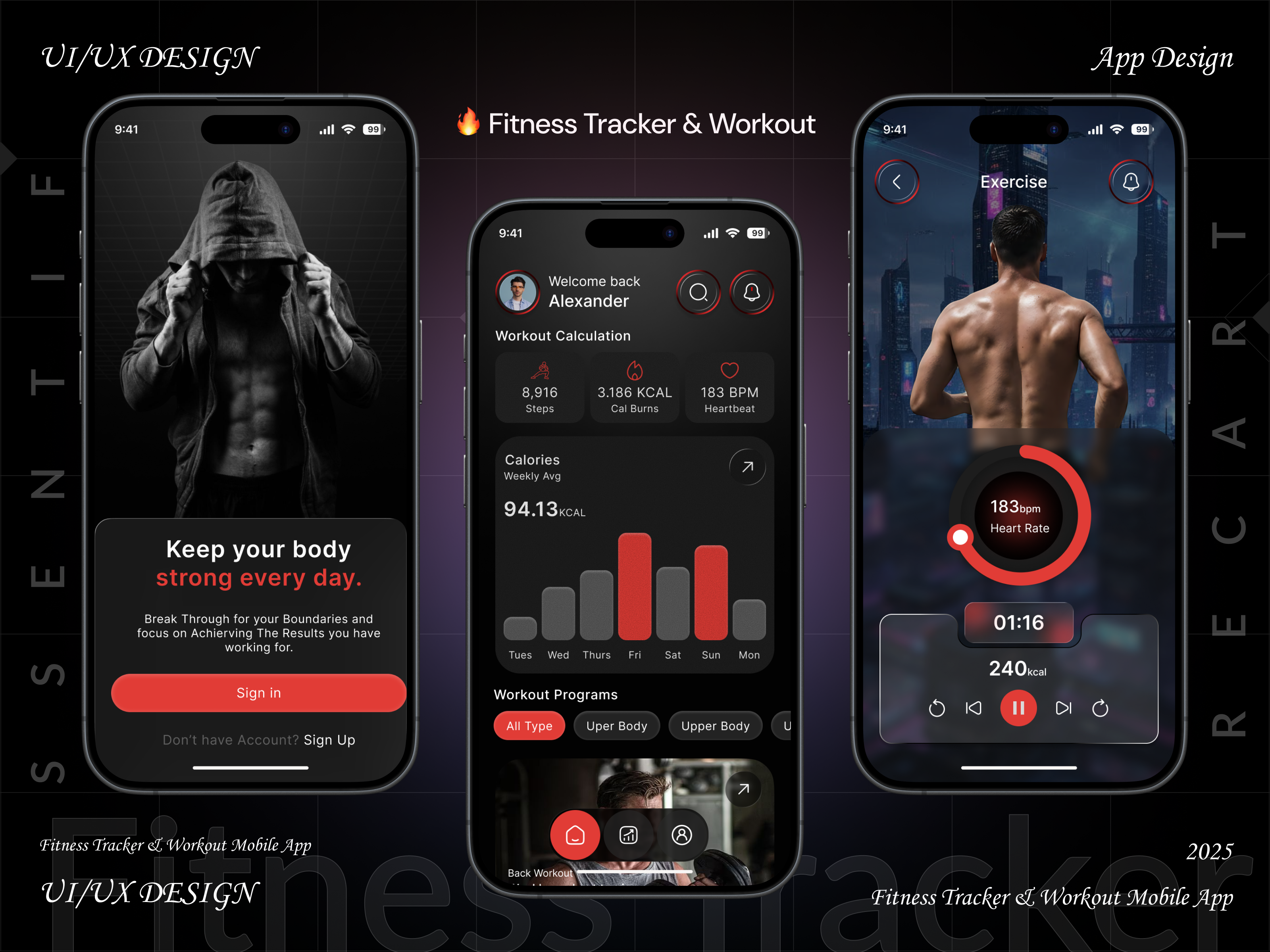 Example of Modern Mobile App UI/UX Design Service