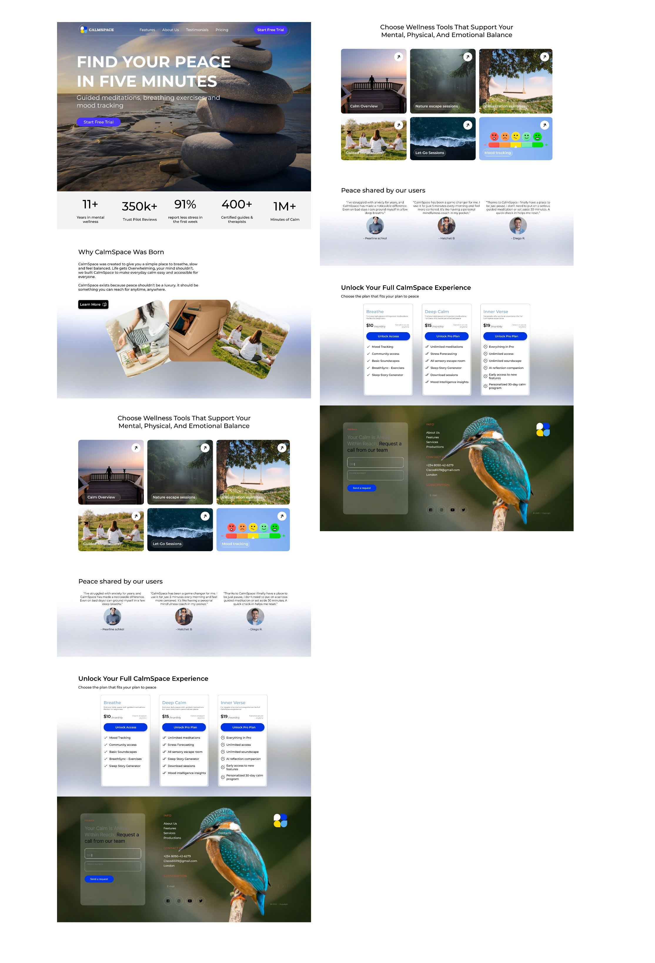 Example of Designing High Converting Landing Page