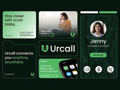 Messaging and calling platform logo design calling app calling app logo messaging app messaging logo text logo urcall video calling app whatsapp logo