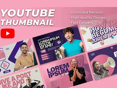 YouTube Thumbnail Design branding creative design elegant graphic design minimalist youtube youtube banner youtube thumbnail
