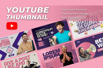 YouTube Thumbnail Design branding creative design elegant graphic design minimalist youtube youtube banner youtube thumbnail