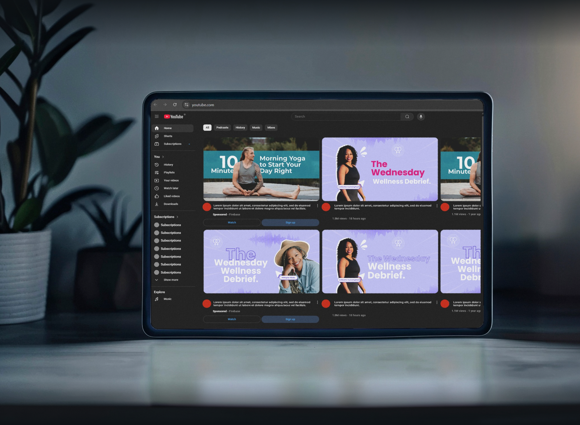 Example of Create You Tube Thumbnail Design