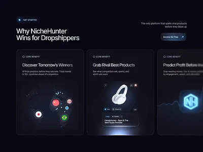 Agency portfolio website ㉿ ☁︎ bento sass