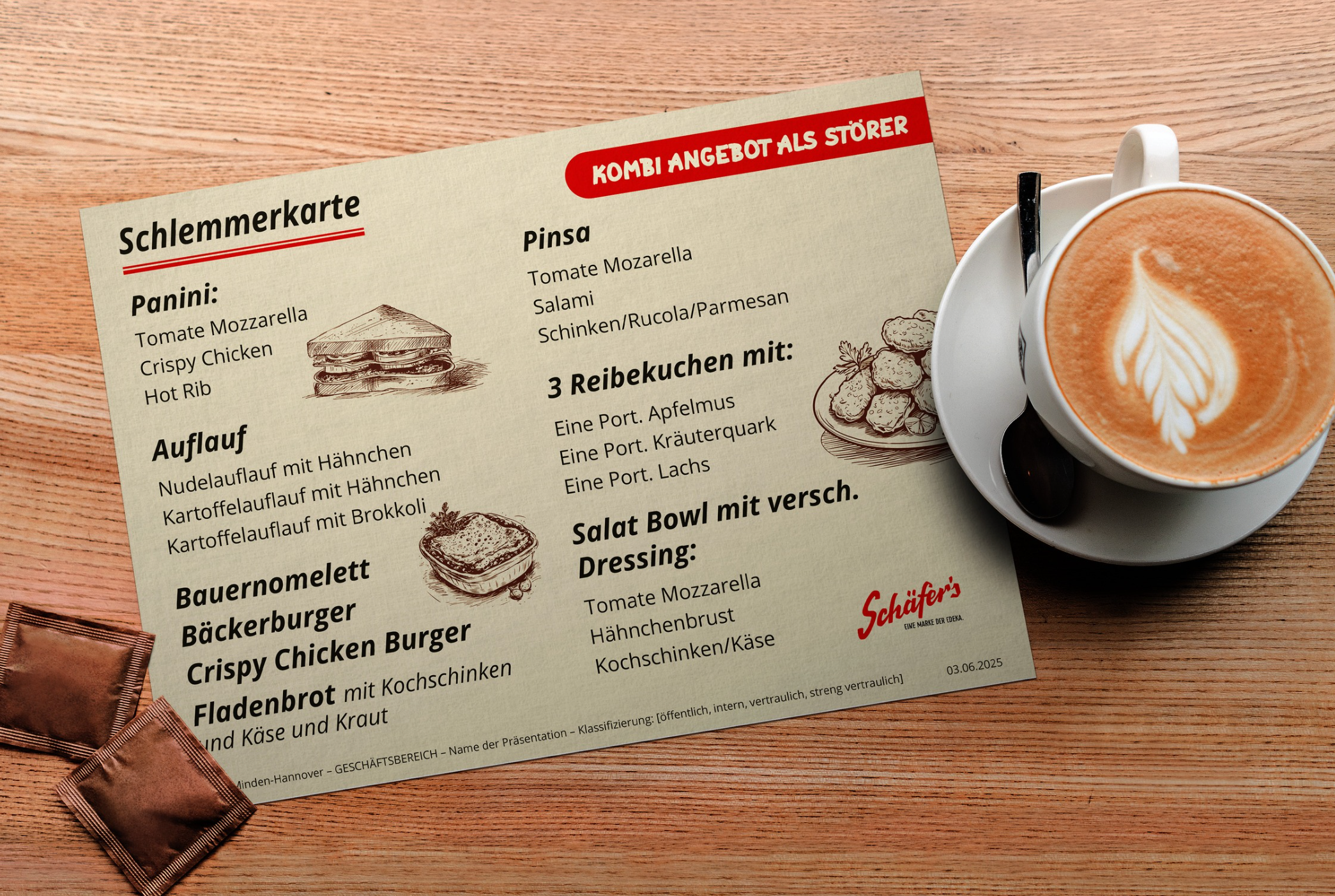 Example of Create Printable Digital Restaurant Menu