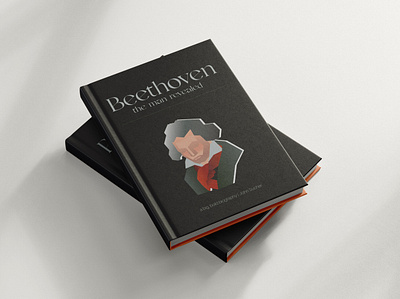Beethoven Book Cover 2d 2d design beethoven book book cover branding character cover design graphic design illustration logo print publish typography vector
