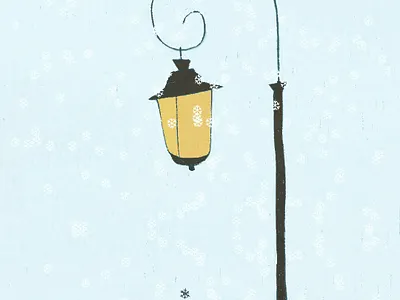 Snowflake character illustration procreate sketch