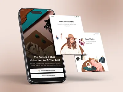 Trift (Mobile app) branding figma figma design figma ui ux graphic design logo ui ui ux ux