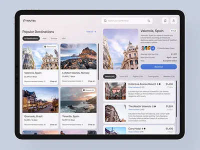 Multi-Destination Travel Itinerary Planner Web App dashboard modern ui popular travel travel website ui ux web app web application design web design inspiration web development