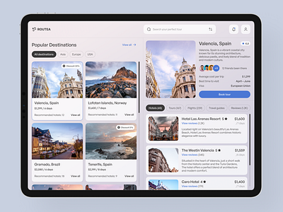 Multi-Destination Travel Itinerary Planner Web App dashboard modern ui popular travel travel website ui ux web app web application design web design inspiration web development