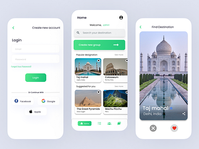 Travelling Buddy! branding design mobile app mobile app design ui ui design ux