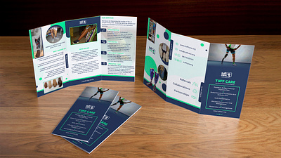 Trifold Brochure design for Tuff Care 2fold brochure brand materials branding brochure design business design graphic design identity print design trifold