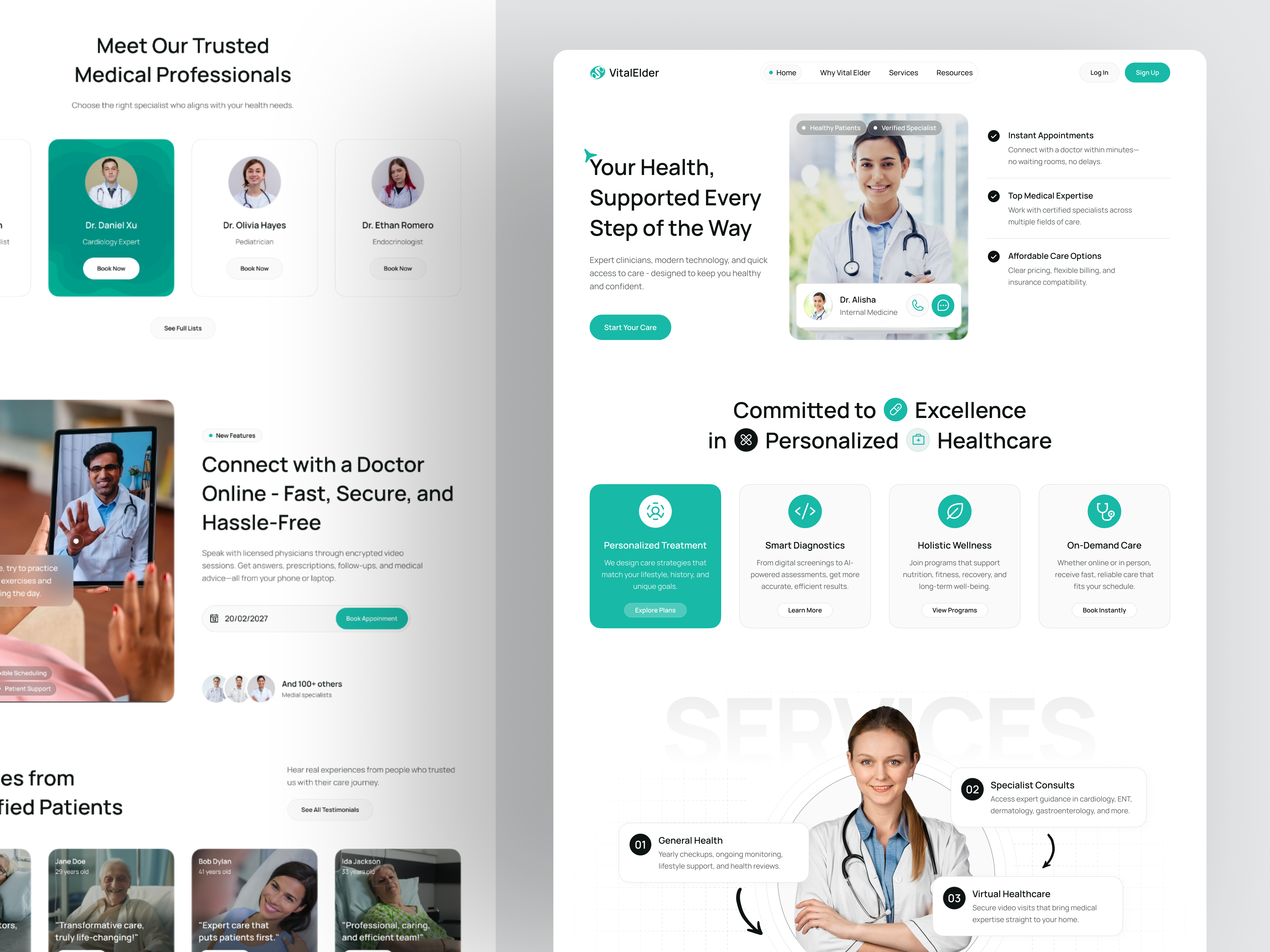 Example of Website Design & Development