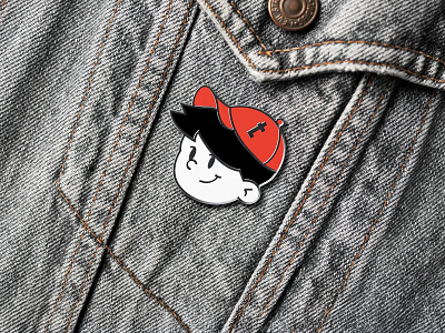 Toko – Online Language Learning branding design download identity logo metal mockup mockups pin pin enamel psd template typography