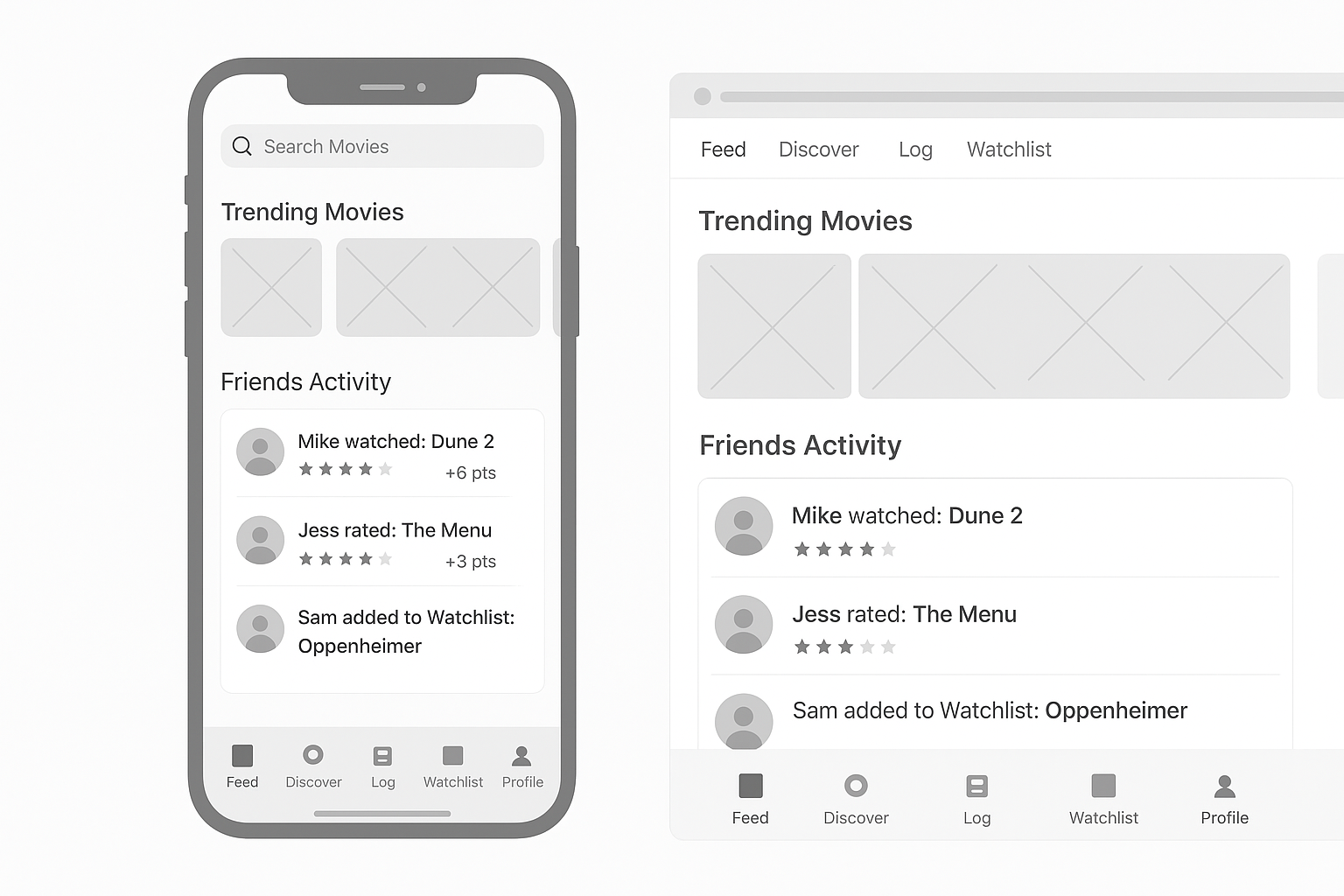 MovieMate App coin collecting dashboard design graphic design mobile app ux design web app wireframes