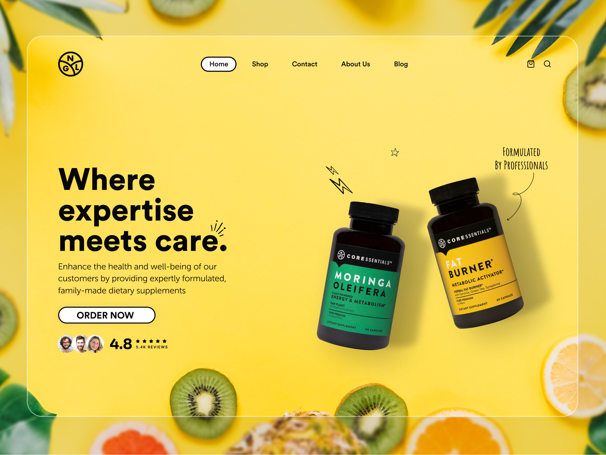 Example of Custom Web Design (Figma)