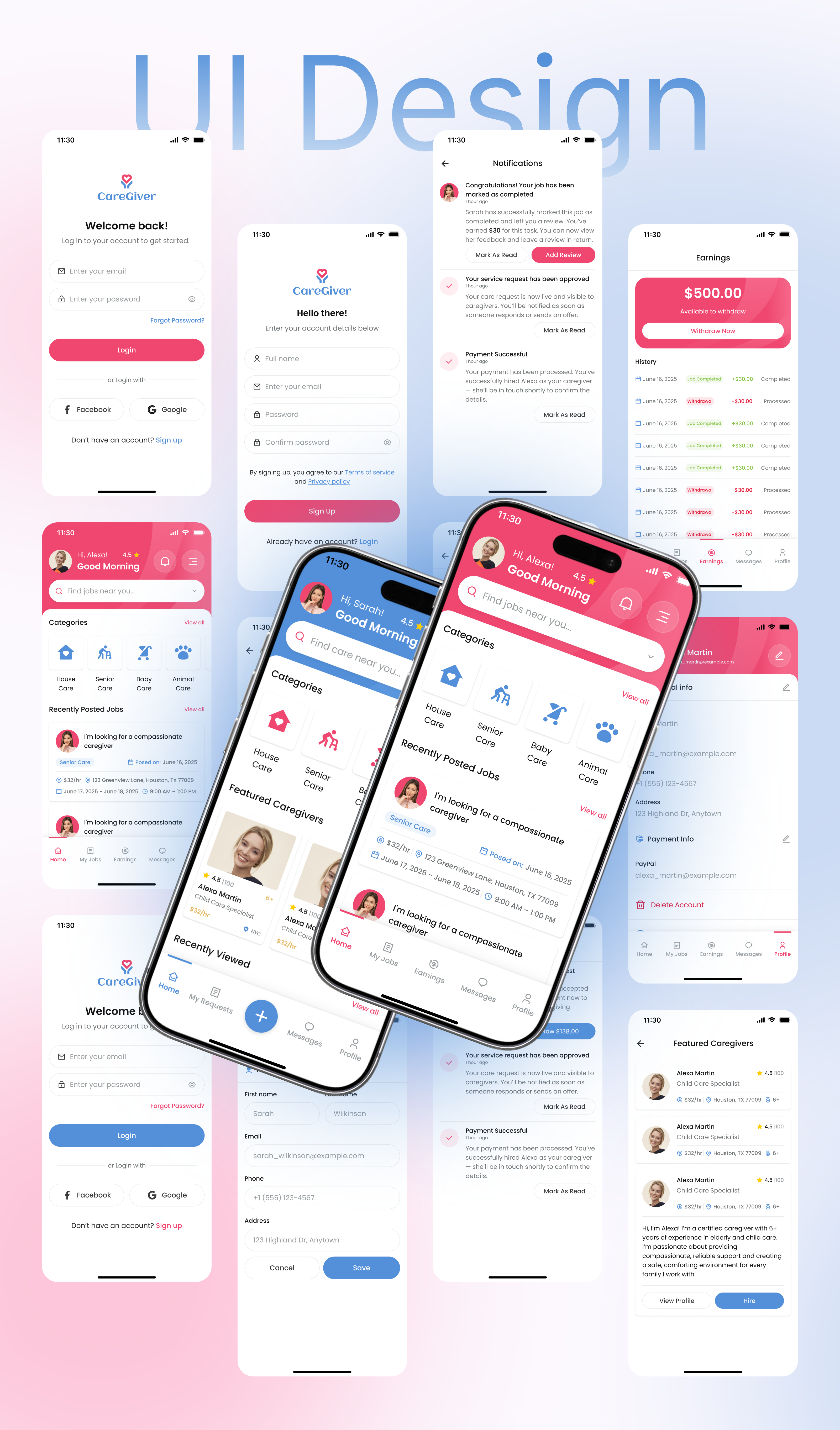 CareGiver AI– Complete Caregiving Platform UI/UX Case Study by Muhammad ...