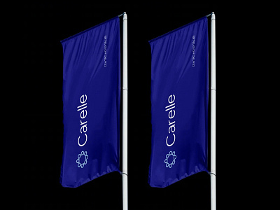 Carelle Identity billboard branding citylight design download flag free freebie identity logo mockup mockups psd template typography