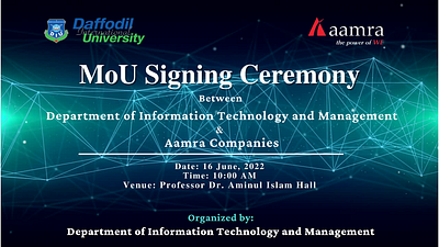 ITM & Aamra Mou Banner - Adobe branding design graphic design illustration