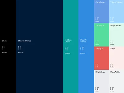 Genesis — Color system advisory color color palette colors dashboard design system finance financial financial advisor fintech product design saas ui ux wealth
