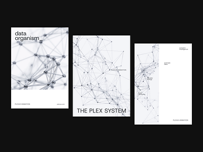 Plexus Poster Animation 3d 3d blender ai animation connection data geometric intelligent motion graphics network plexus plexus animation poster tech