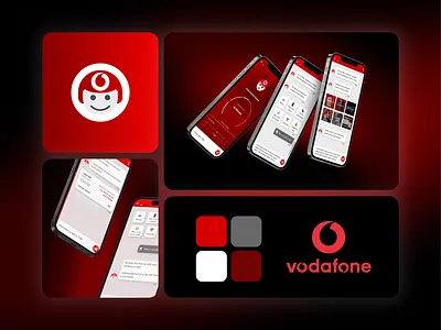 Tobi Chatbot. branding design digital agency illustration ui ux vodafone