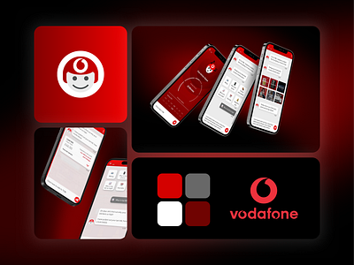 Tobi Chatbot. branding design digital agency illustration ui ux vodafone