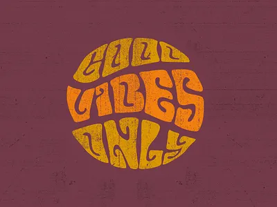 Good Vibes Only Typography Tshirt Design clothing design goodvibes groovy tees tshirt tshirtdesign typography vintage