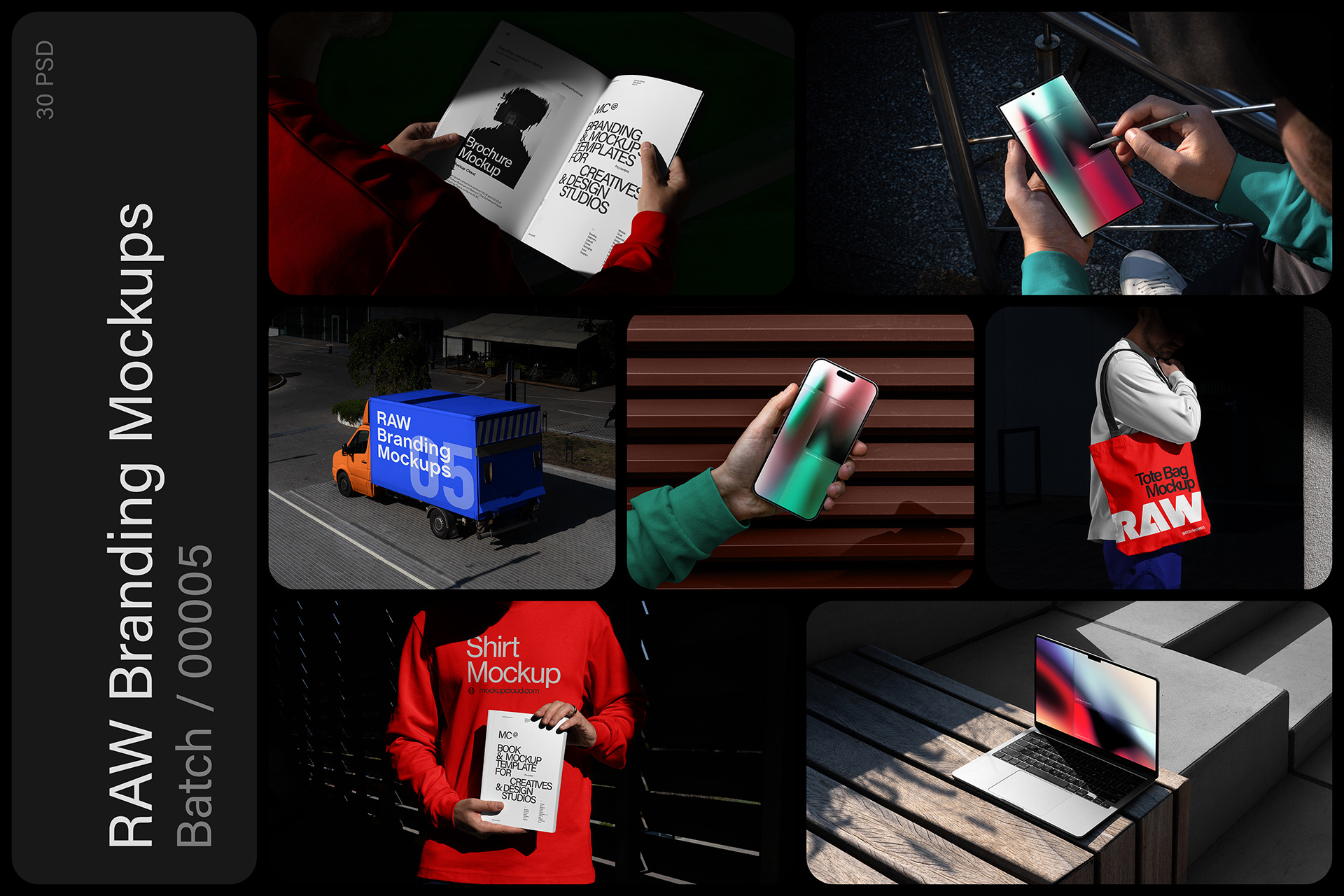 Raw Branding Mockups 3d animation branding design download free freebie graphic design illustration logo mockup mockup cloud mockupcloud motion graphics ui