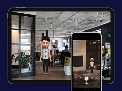 Augray App – Immersive Augmented Reality Experience UI 3d augmented reality ui
