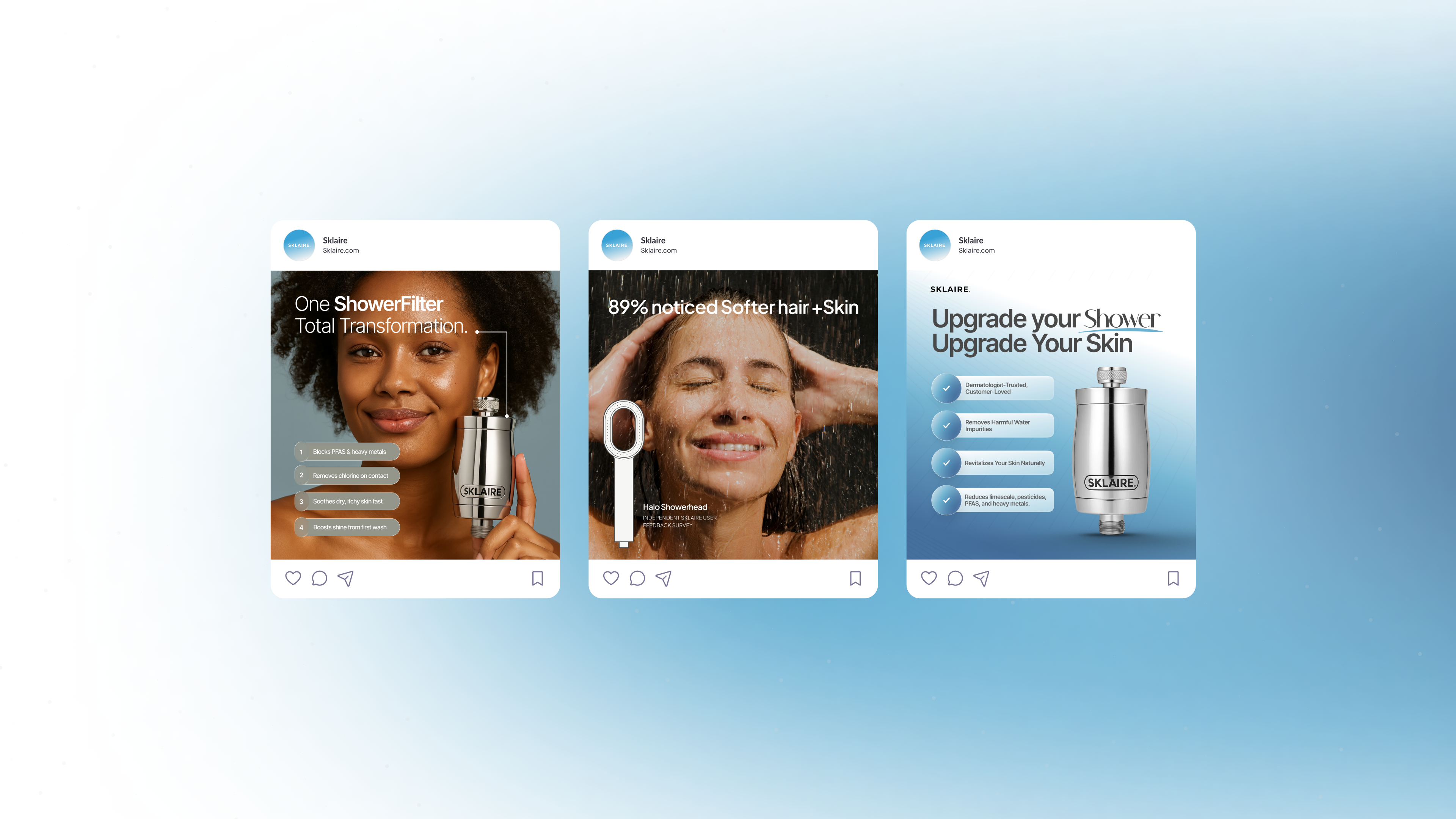 Static ads for wellness brand ad creative advertising b2b marketing e commerce facebook ads figma glass ui graphic design marketing ads meta ads meta ads b2b paid media photoshop saas marketing skincare socal media ads social kit social media templates static ads wellness