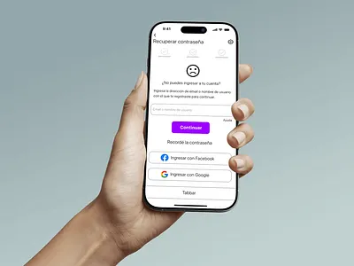 Recuperar contraseña diseño interfazdeusuario minimalista recuperarcontraseña ux