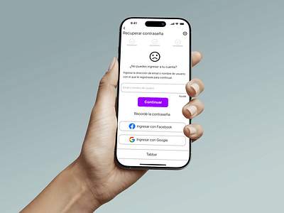 Recuperar contraseña diseño interfazdeusuario minimalista recuperarcontraseña ux