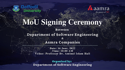 SWE & Aamra Mou Banner - Adobe branding design graphic design illustration