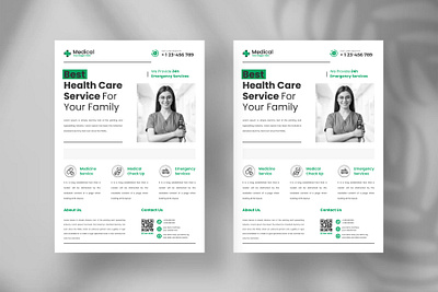 Medical Flyer doctor flyer flyer design flyer template healthcare healthcare flyer hospital flyer medical medical flyer minimal flyer