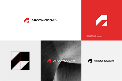 AROOMOOGAN 99design a bold brand identity branding design futuristic geometric graphic design illustration initials logo logodesign modern simple vector