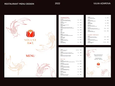 Trilingual Menu Design: Chinese Restaurant Soluxe in Moscow a3 menu cafe menu cmyk design process flyer design food and beverage food menu hospitality leaflet design menu design pizza delivery print design print ready restaurant branding soluxe tea branding trilingual menu typography vector