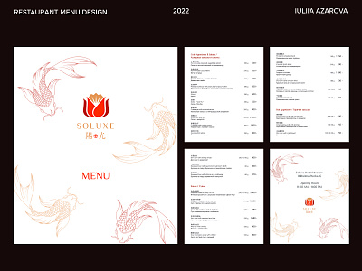 Trilingual Menu Design: Chinese Restaurant Soluxe in Moscow a3 menu cafe menu cmyk design process flyer design food and beverage food menu hospitality leaflet design menu design pizza delivery print design print ready restaurant branding soluxe tea branding trilingual menu typography vector