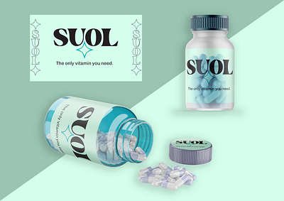 Packaging design for a multivitamin company (2024) branding graphic design