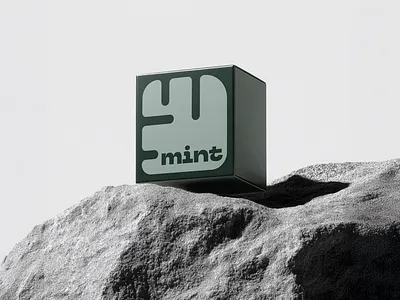 mint packaging box box mockup branding design grafiko labs graphic design logo logo design metallic mockup minimal mockup modern package packaging packaging mockup premium simple logo square box