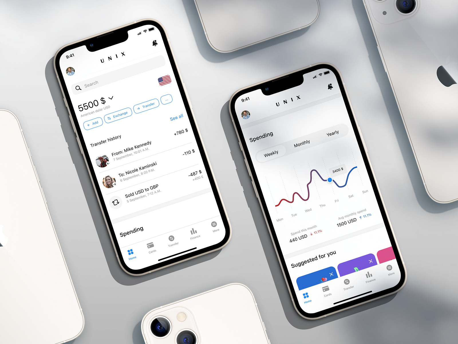 finance-app-homepage-by-wojtek-gajek-on-dribbble