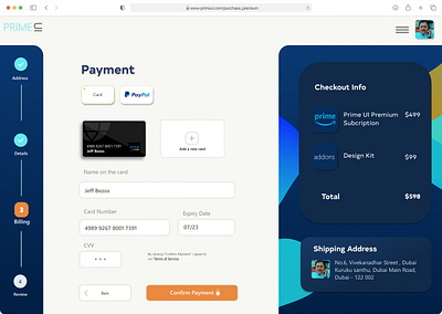 Payment Checkout Page app card checkout design mac ui payment payment gateway ux