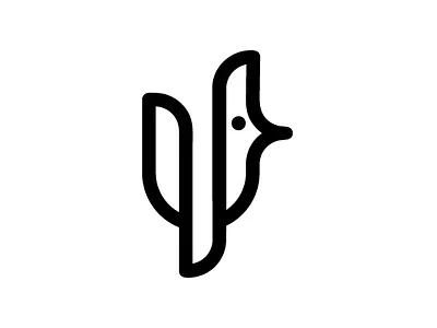 Abstract Monoline Bird Logo branding company brand logo company branding design graphic design logo modern vector