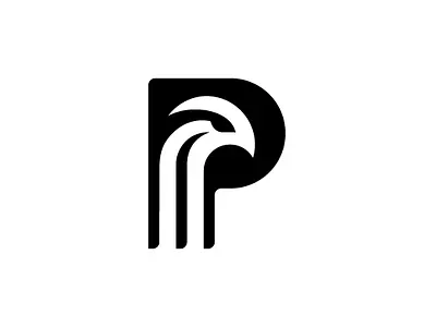 Falcon Letter P Logo branding company brand logo company branding design graphic design logo modern vector