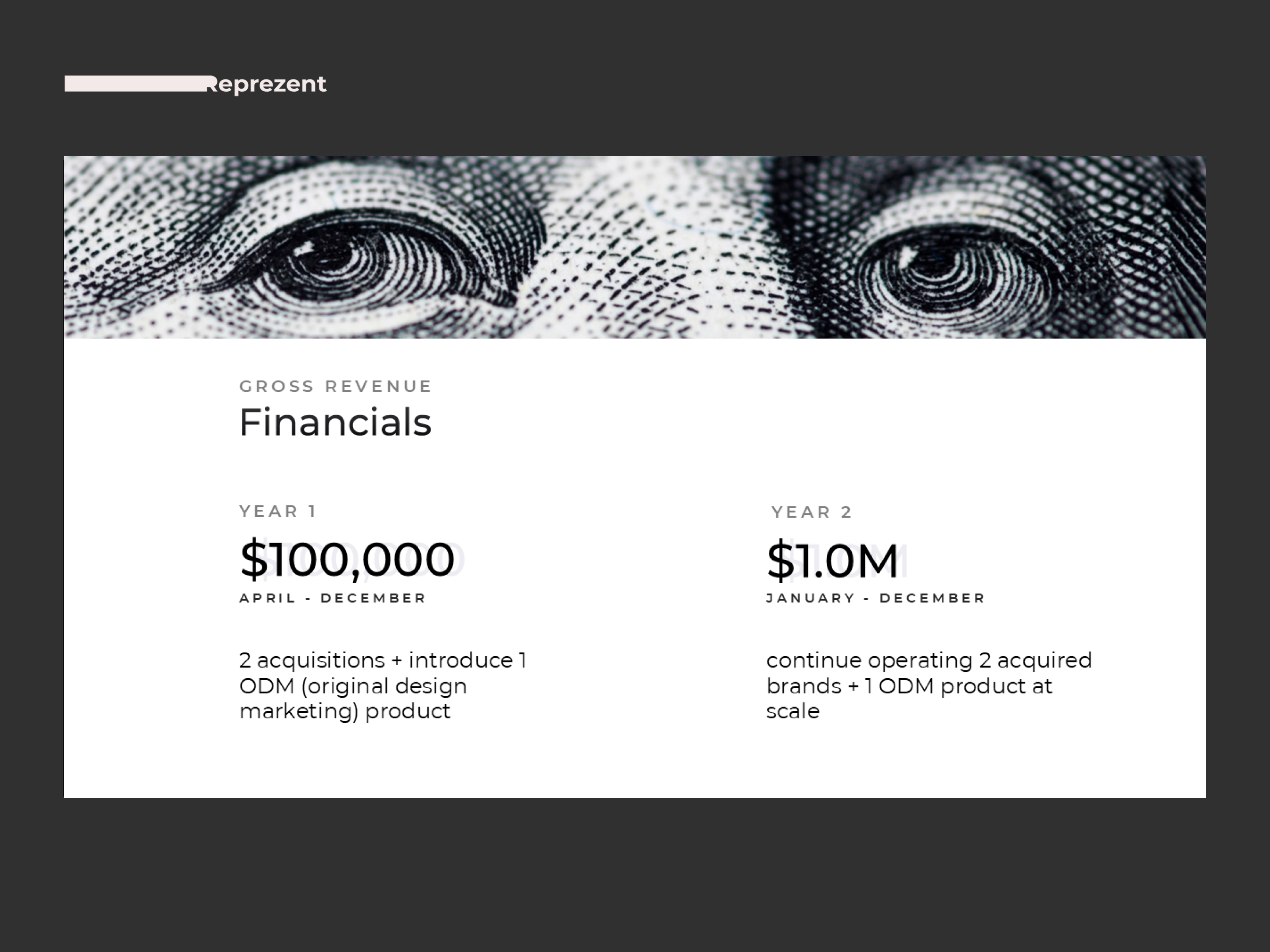 PowerPoint Slide Design | Gross Revenue ai business company presentation corporate deck design design google slides graphic design keynote pitch deck pitch deck design power point powerpoint presentation presentation design presentation layout typography