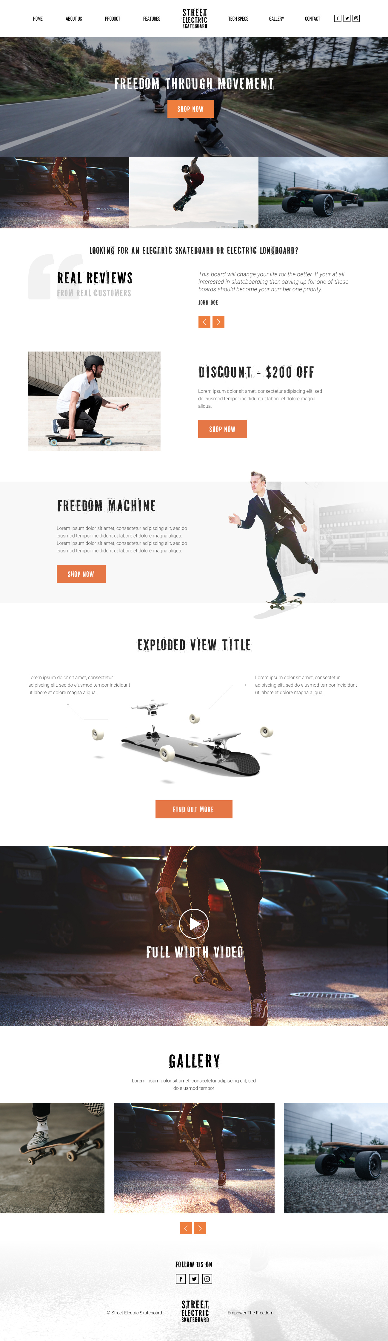 Street Electric Skateboard skateboard website